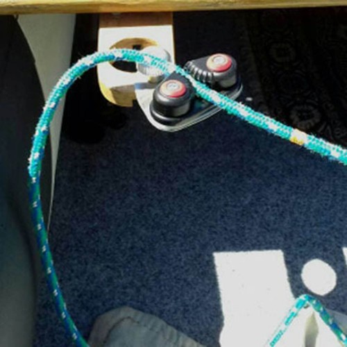 Boat rope clips black - clips,