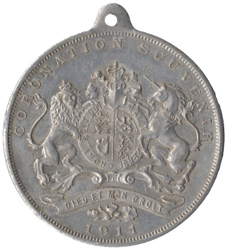 1911 coronation souvenir medal - 1911,