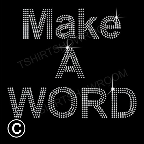 Make word upto letters - a,