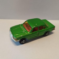 VINTAGE Majorette Mercedes 450 se ECH 1:60 7.5cm No. 249 Green Car