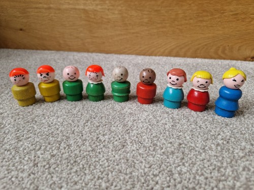 Vintage wooden fisher price - 9,