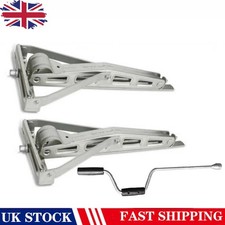 1 Pair Heavy Duty Caravan Corner Steady Jack Leg Galvanised Trailer Steadies