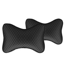 2 X Car Black PU Leather Seat