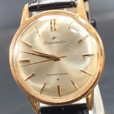 Seiko _ 15007D Men's Automatic Watch Vintage Silver Dial 37mm #1955