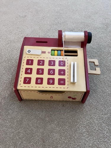Wooden cash till kids plus - cash,