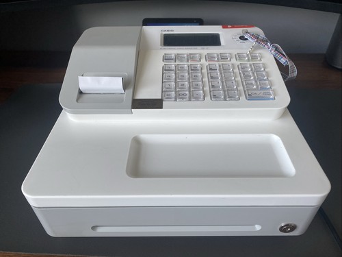 White casio cash - casio,
