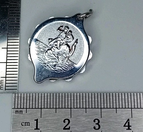 Vintage silver tone sos - silver,