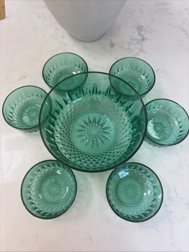 Vintage arcoroc glass dessert - vintage,