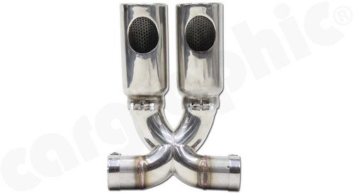 Cargraphic pipe tailpipe for - x-pipe,