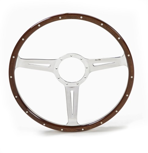 Steering wheel dished wood - 16",