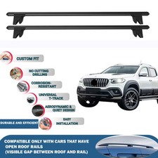 Roof Bars Cross Bars for Mercedes X-Class 2017-2020  Roof Rack Lockable 2X Black