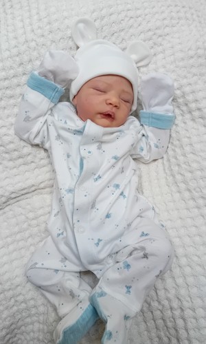 Reborn baby alessandro asleep - alessandro,