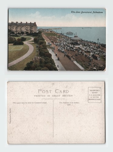 Vintage postcard folkestone - vintage,