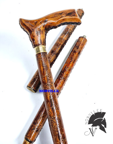Full leather covered handmade - leather,