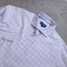 Eton Check Shirt Mens Large