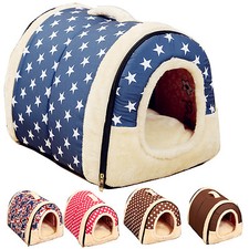 Modern Pet Dog Cat Portable House Puppy Detachable Kennel Nest Bed Warm Cushion