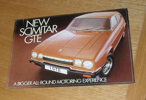 Reliant scimitar gte brochure - gte,