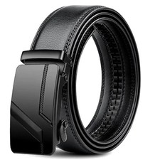 Men's Leather Ratchet Belt for