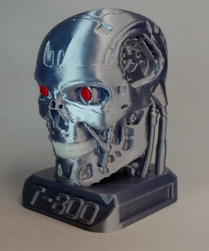 The terminator t800 - skull, head