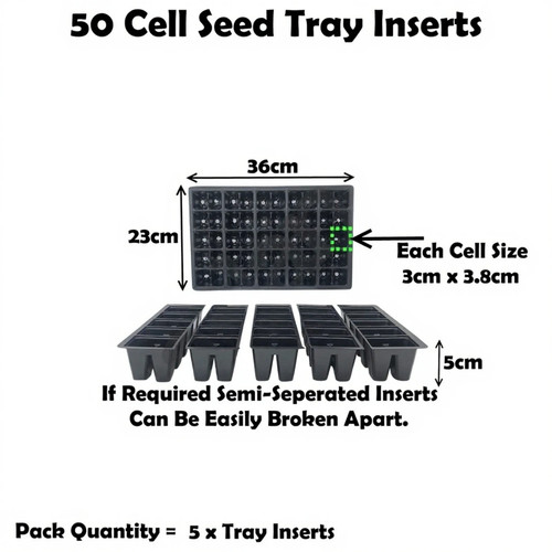 Cell tray inserts full - inserts,