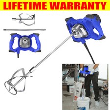 2600W 240V Concrete Mixer Machine Paddle Mixer Electric Power Plaster Mixer M14
