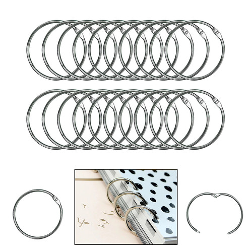 45mm large silver metal hinged - 45mm,