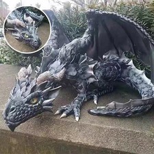 Squatting Dragon Garden Statue