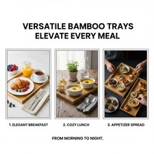 Wooden Serving Tray with