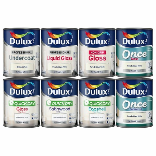 Dulux wood metal paint white - paint,