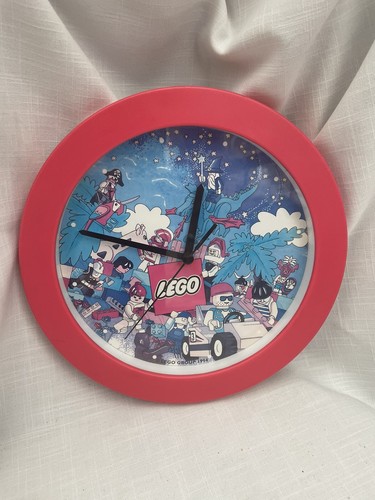 Vintage lego clock red 1994 - lego,