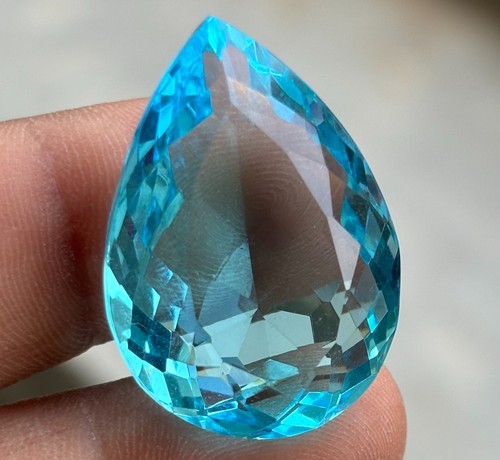 Aquamarine pear cut - aquamarine, 90