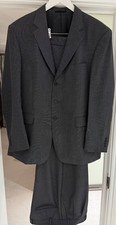 Vintage Aquascutum Men's 2 Piece Wool Suit Chest 44in / Waist 38