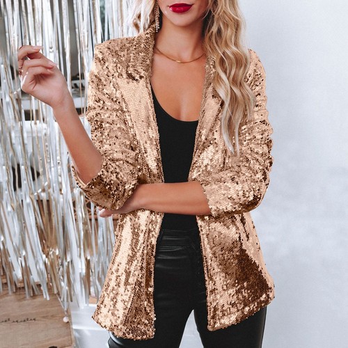 Ladies jacket sparkly sequins - jacket,