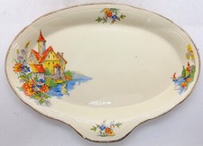 Alfred Meakin Royal Marigold With Castle Scene Serving Plate - 26.25cm long