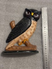 Vintage Cast Iron Owl Door