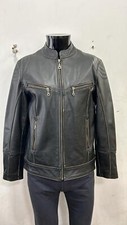 Men Real Leather Jacket Black Quilted Biker Style Fashion Lambskin Jacket LLD150