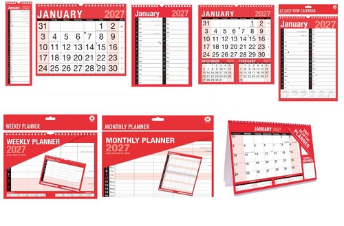 2027 wall calendar slim - 2027,