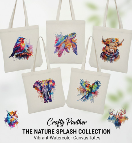 Colour splash canvas tote - canvas, bags