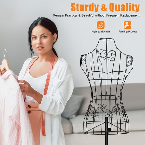 Iron half body mannequin - half,