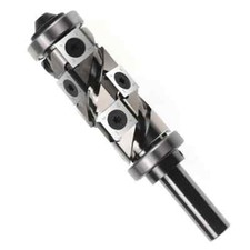 1/2" Flush Trim Router Bit Spiral Double Bearing Carbide Insert Woodworking D30
