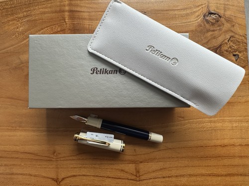 Pelikan m800 blue cream - m800, blue/cream
