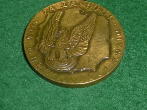 Polish medal merit for - medal,