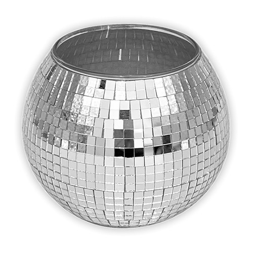 Round disco glass ball - disco,