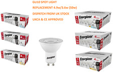 GU10 LED Bulb Spot light Lamps Warm Cool Day White Down Lights by ENERGIZER