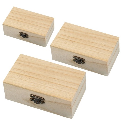 Large wooden box - wooden, with