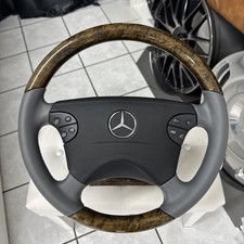 Mercedes-Benz Wood Leather Steering Wheel Clk55 AMG E55 AMG W210 W208 Mopf