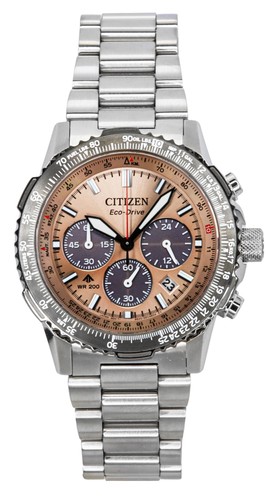 Citizen chronograph brown dial - citizen,