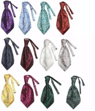 Mens Satin Ruche Paisley