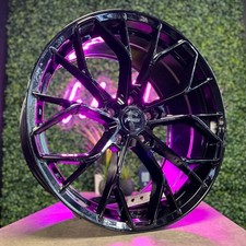 *Load Rated* Black x4 20" VF3 Alloy Wheels Vw T6.1 T6 T5 Transporter Amarok