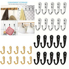 10x Coat Hooks Vintage Wall